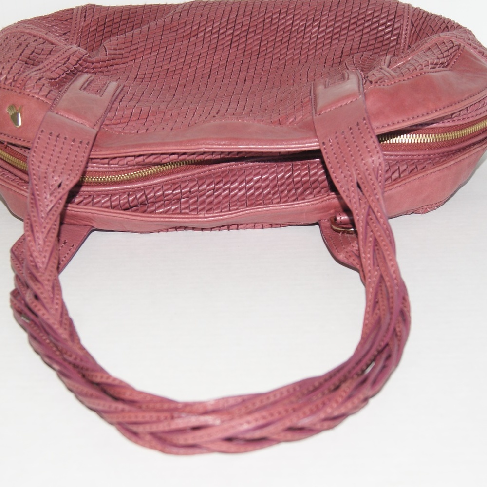 David & Scotti woven leather shoulder bag - Picture 2 of 8