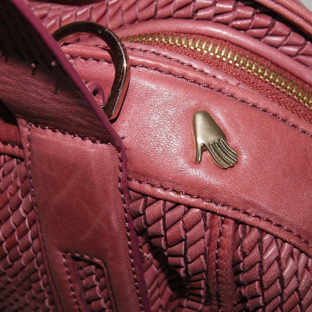 David & Scotti woven leather shoulder bag - Picture 7 of 8