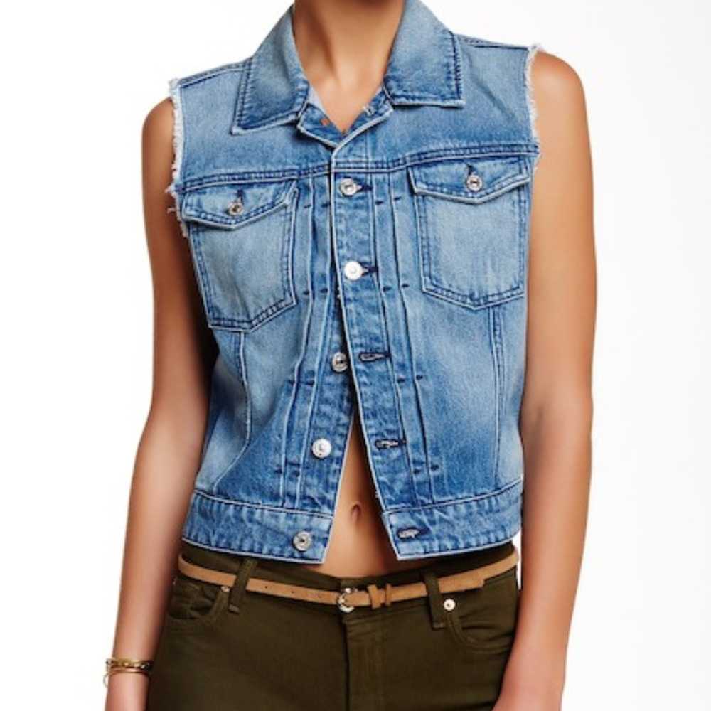 7 For All Mankind Denim Vest