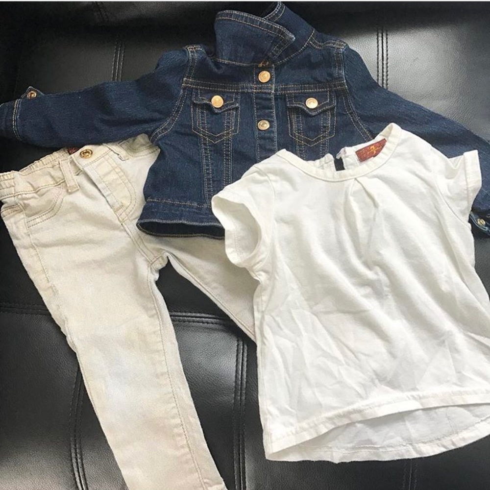 Toddler seven jeans outfit