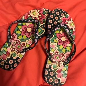 Real Vera Bradley flip flops