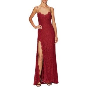 Fame and Partners Deep Red Everett Dress