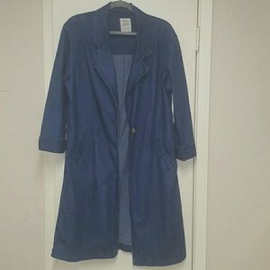 Vintage Inspired Denim Overcoat