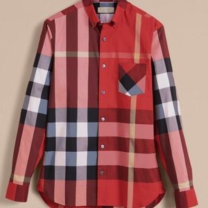 Boys Burberry button down