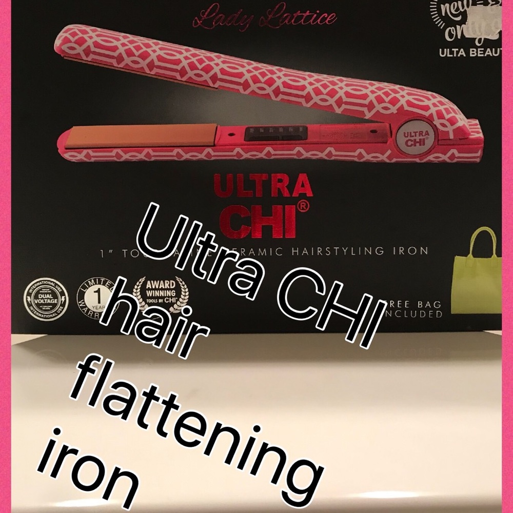 Ultra CHI flattening iron for hair