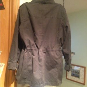 Grey black utility jacket