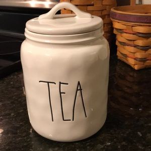 Rae Dunn Tea Canister