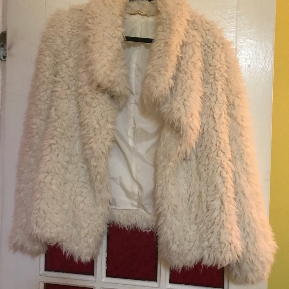 Faux fur jacket