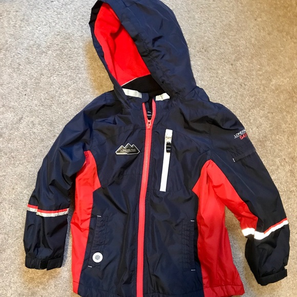 Youth London Fog Rain Jacket with Hood - Picture 1 of 3