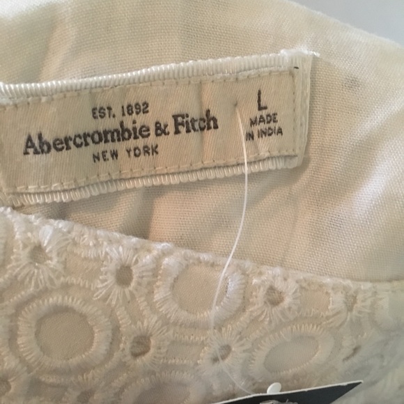 Abercrombie & Fitch eyelet skirt size large nwt - Picture 6 of 8