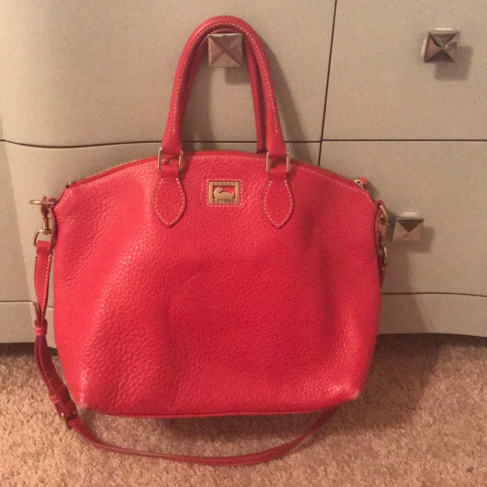 Pink Leather Dooney & Burke Bag