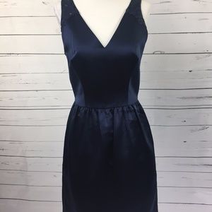 👻 Jasmine blue dress with lace detail