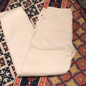 Nine West white capris