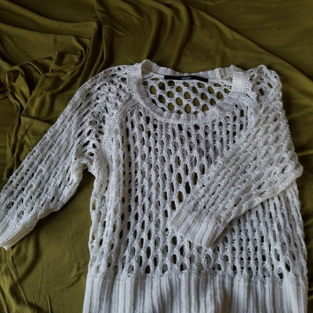 Kensie crochet sweater