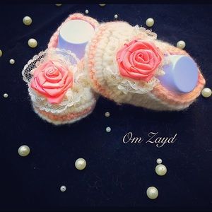 crochet baby shoes