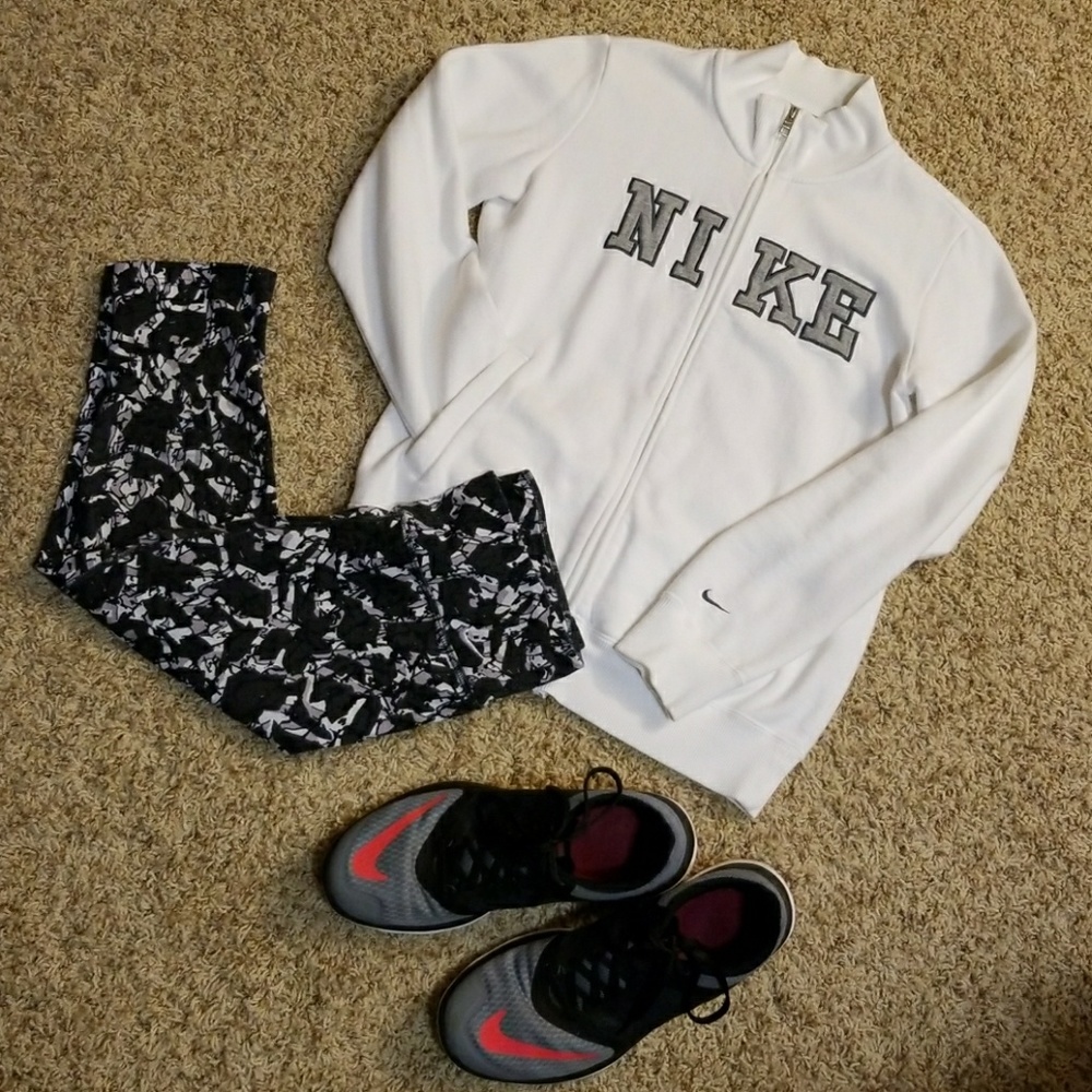 White NIKE jacket