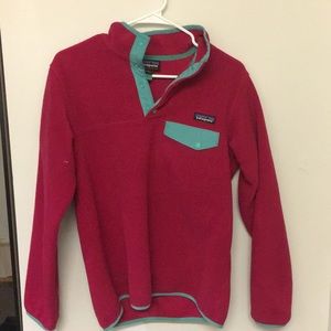 Pink Patagonia fleece