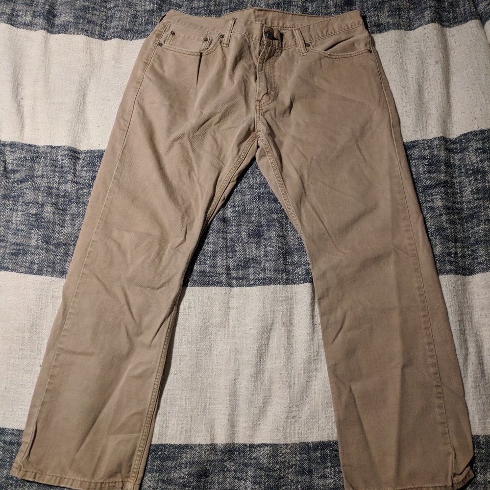 Tan Levi jeans