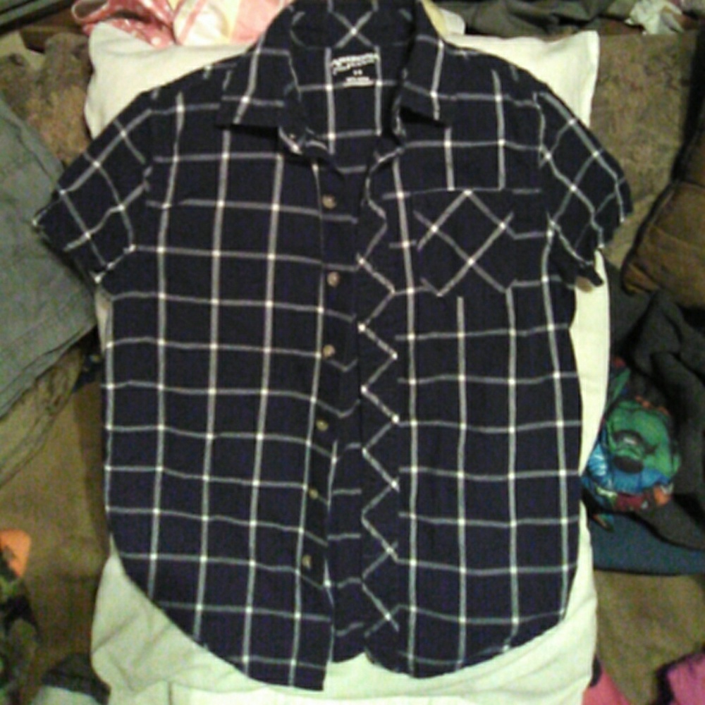 Cute stripped button up!