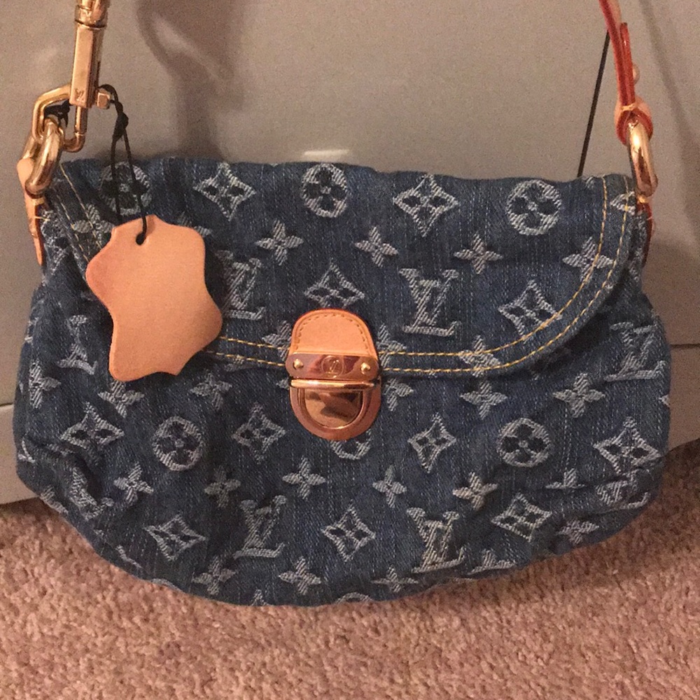 Denim Louis Vuitton/like Bag