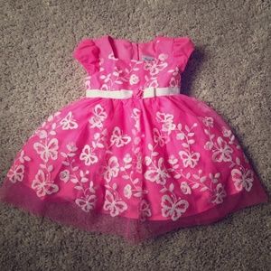 🔥SALE🔥PINK EMBROIDERED DRESS 6M
