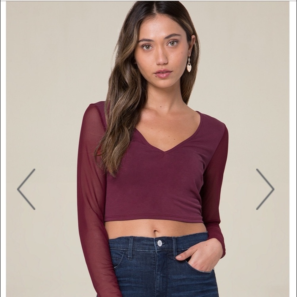 Bebe twist open back crop top