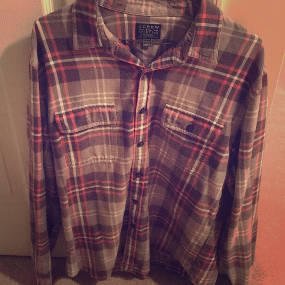 J Crew flannel button down - Picture 1 of 4