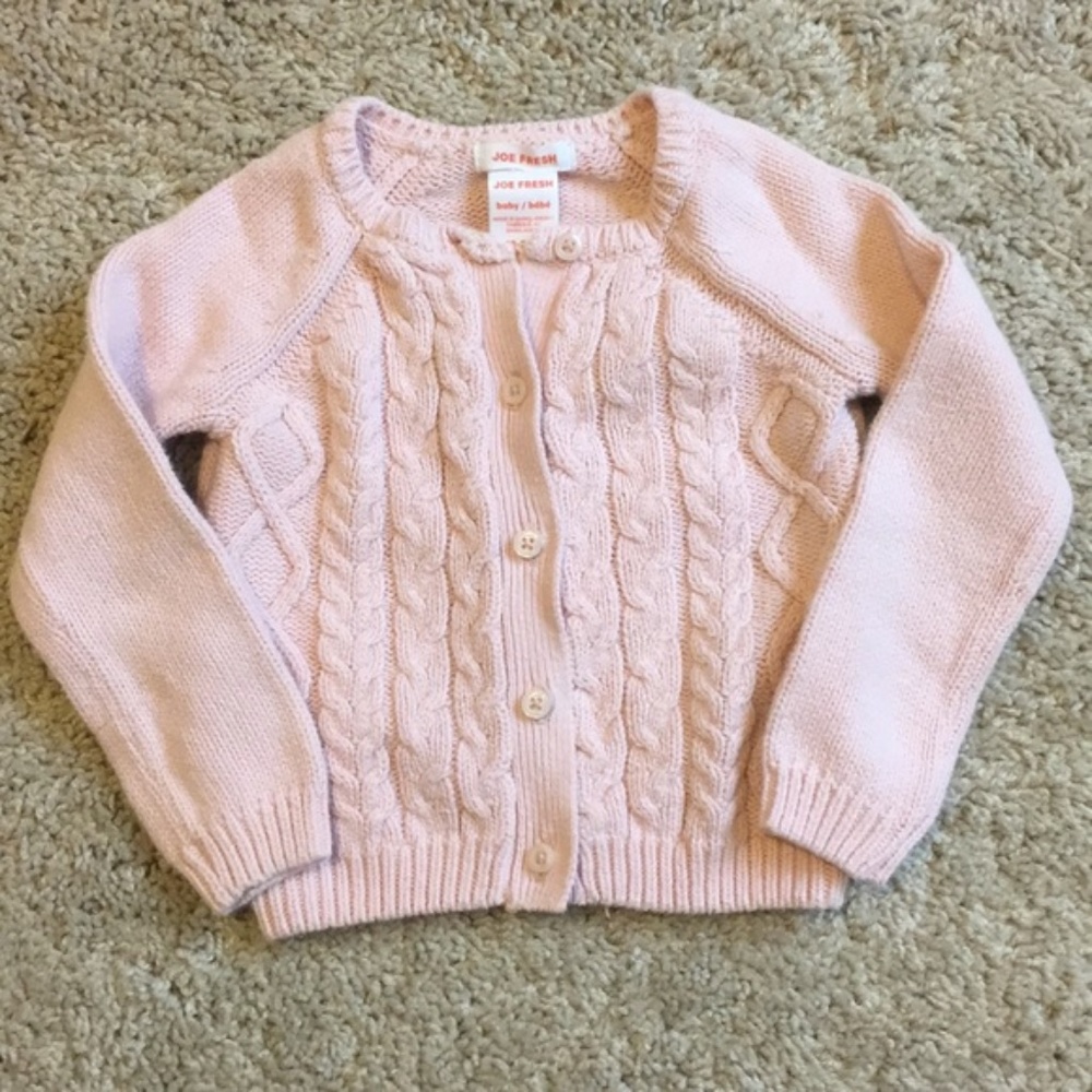 ⚡️SALE⚡️JOE FRESH BABY PINK CARDIGAN