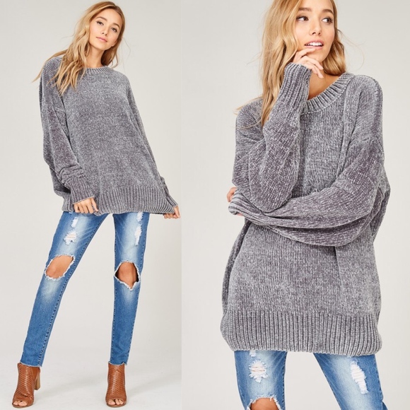 Bellanblue Sweaters - KELSEY Buttery Soft Sweater - GREY