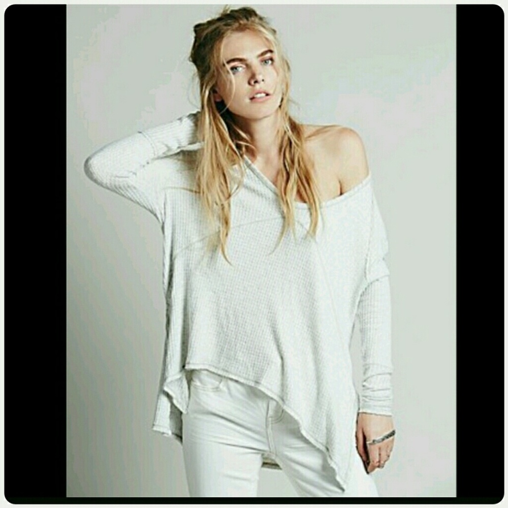 Free People sunset drippy thermal