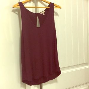 Maroon Banana Republic Tank