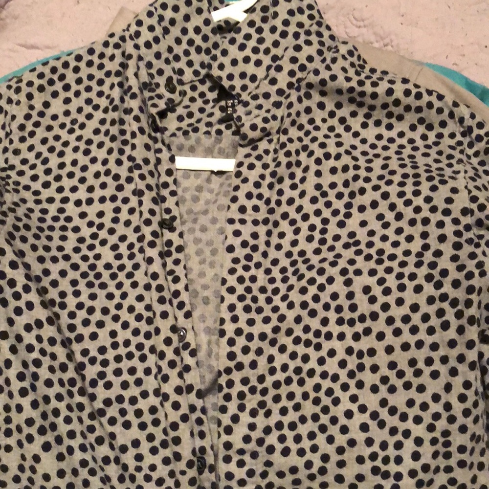 XS H&M polka dot shirt!
