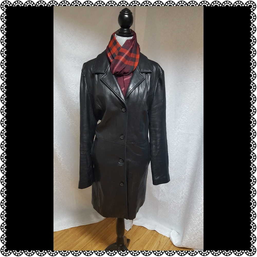 Womens LEATHER coat