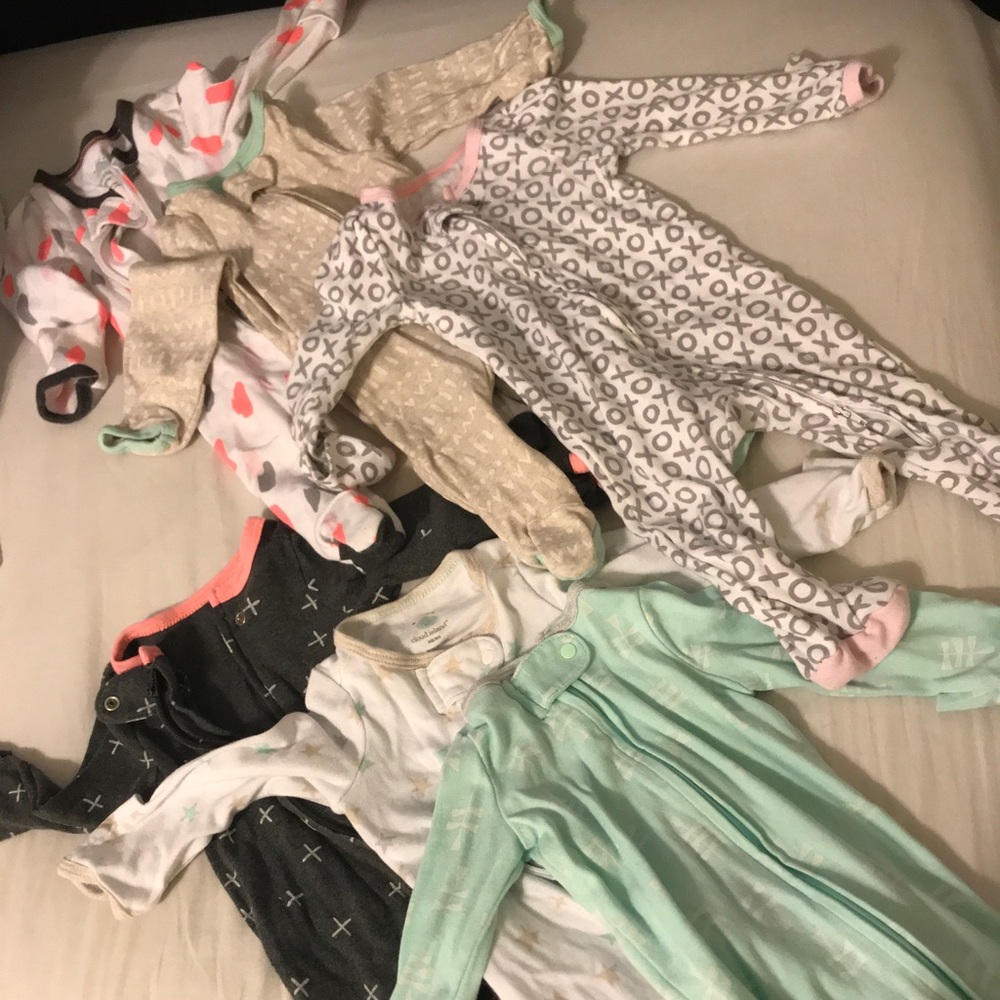 Bundle of six super cute onesies!