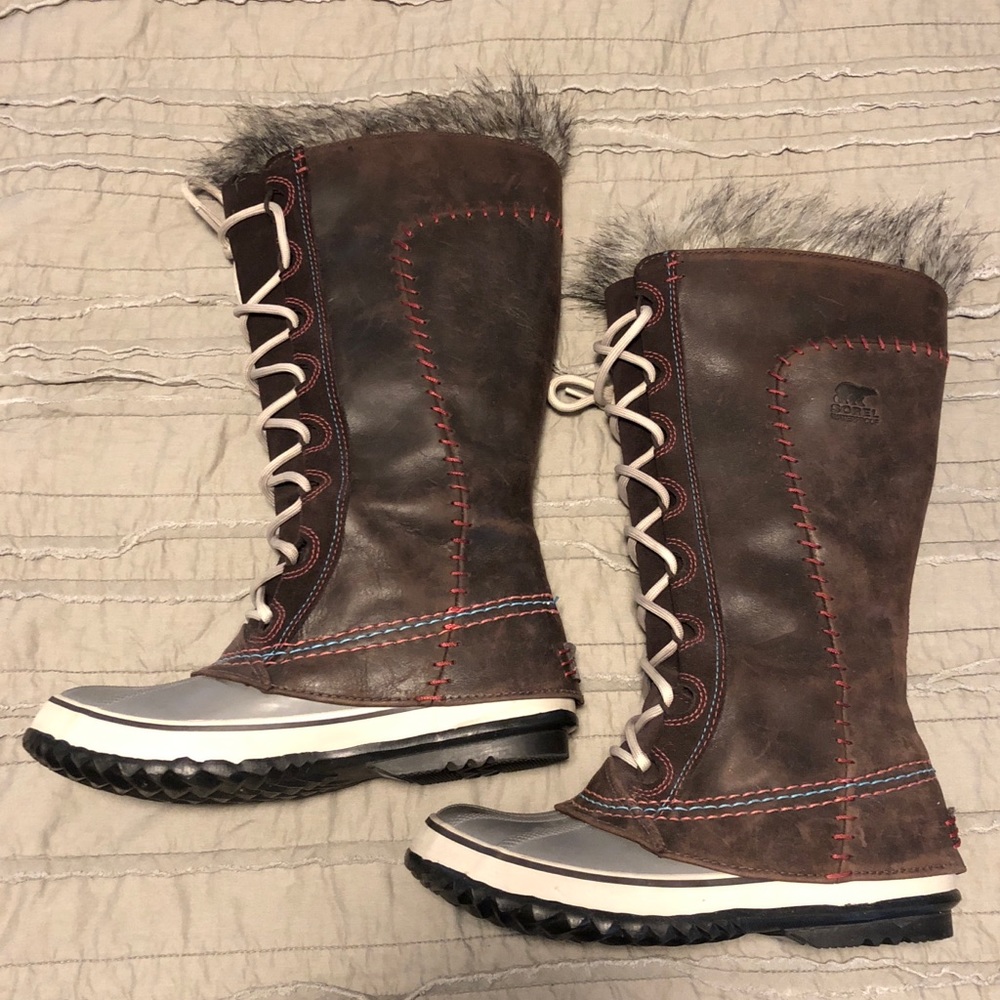 Sorel Cate the Great Deco Fur Winter Boots