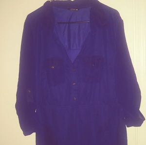 Sheer high-low dress