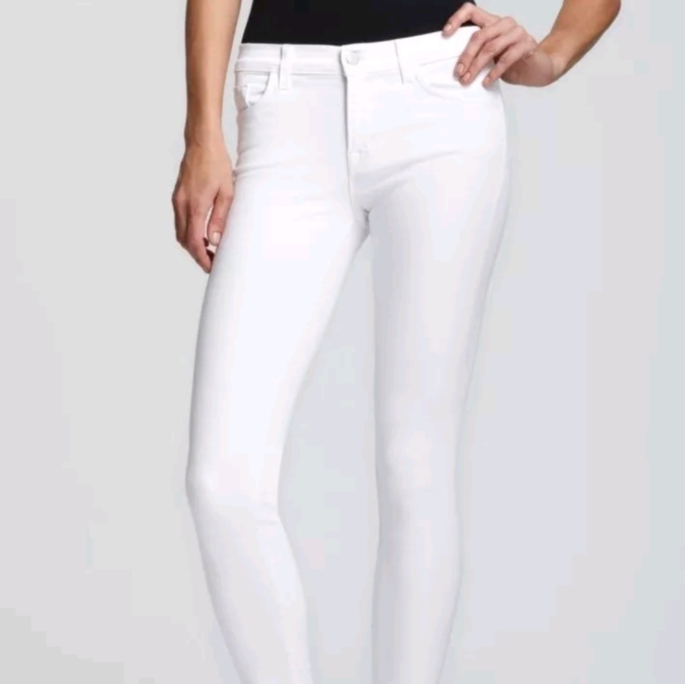 JBrand MidRise Blanc 8112C028 Sz 25