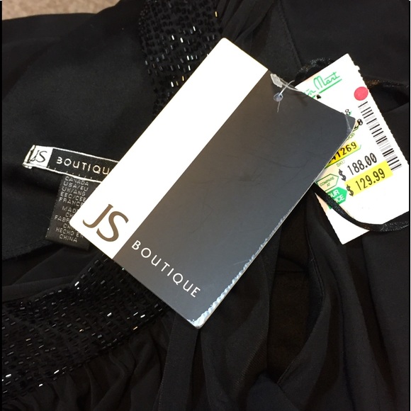 GORGEOUS JS Boutique Beaded Neckline dress - Picture 6 of 8