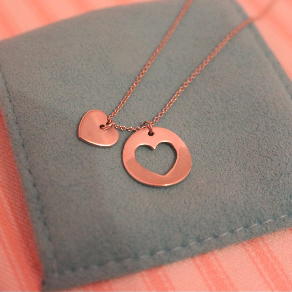 Tiffany & Co. Heart Charm Necklace
