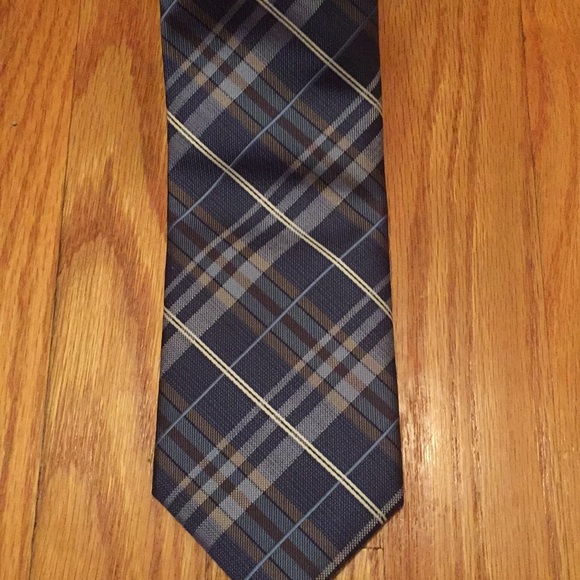Platinum Designs Blue Plaid Necktie - NWOT - Picture 3 of 4