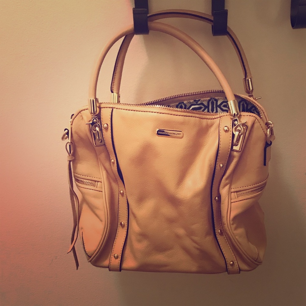 Rebecca Minkoff Cupid Satchel - Light Tan
