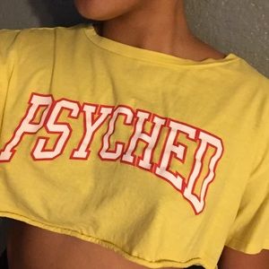 Yellow Crop Top