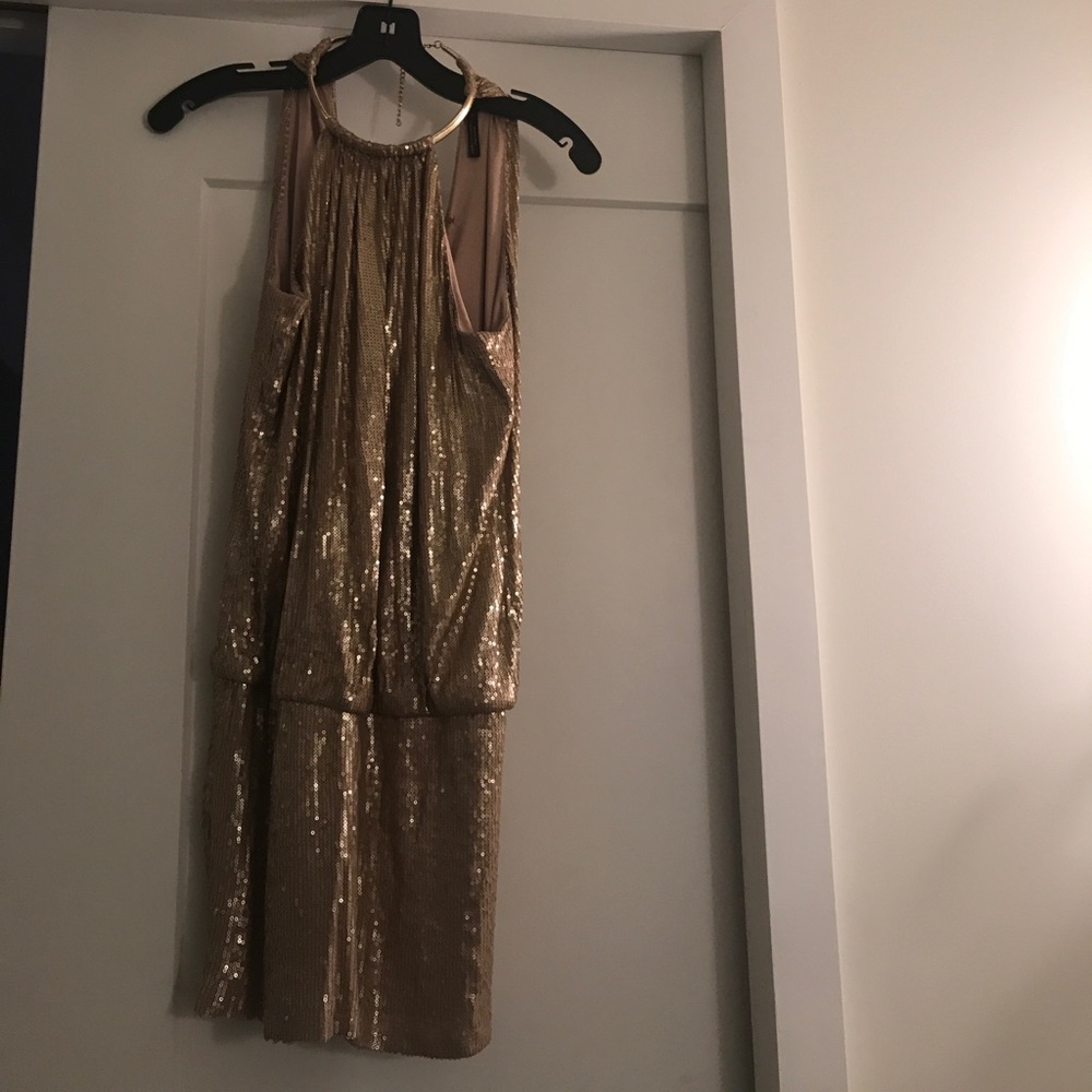 Gold sequin Dress