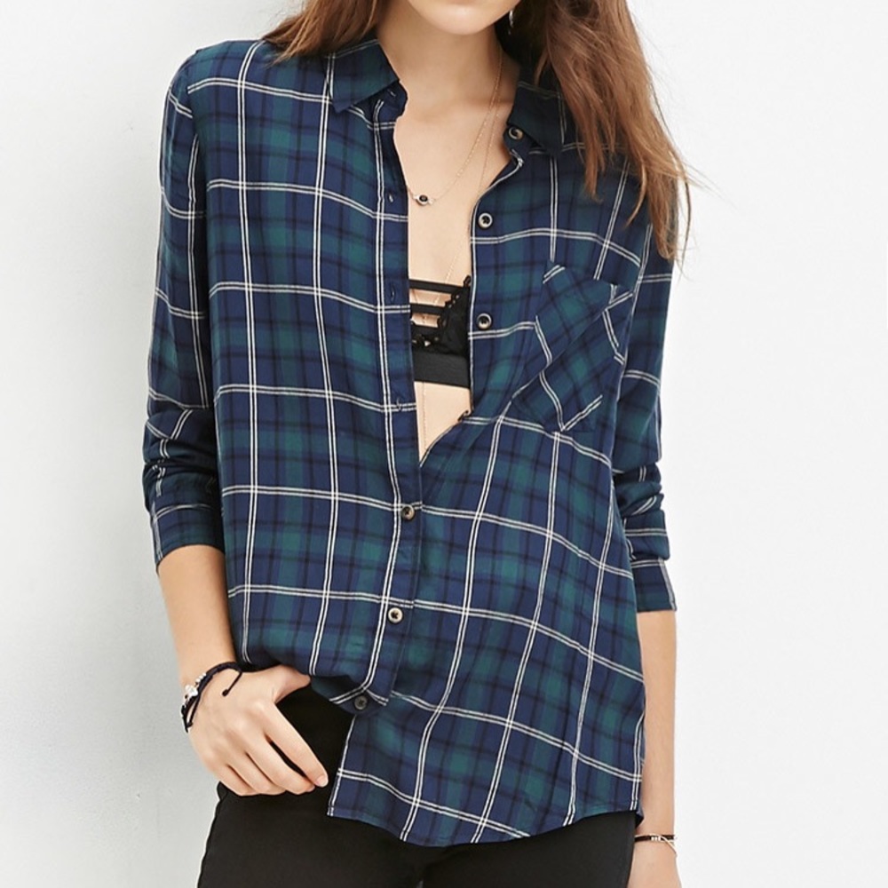 Forever 21 Plaid Shirt