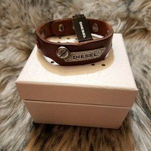 Diesel leather bracelet