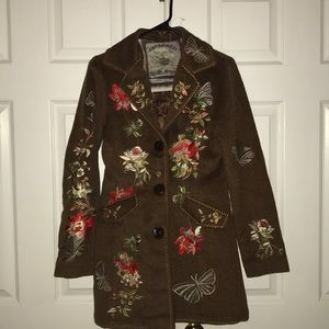 Paparazzi Embroidered Coat