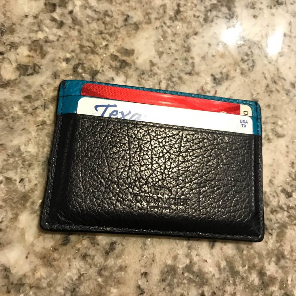 Leather Coach Wallet - Picture 2 of 2