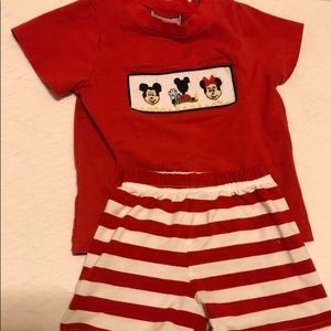 Mickey short set 18 months
