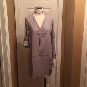 Long Sleeve Hi-Lo Dress