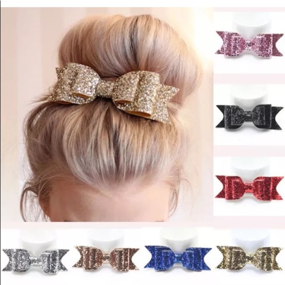 🎀Glitter Hairpin Bowknot Barrette 🎀